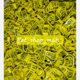 پلاک چفتی شمارهدار کبوتر با حک مشخصات مشتری و جنس خارجی