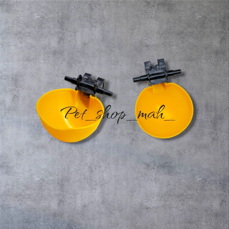 آبخوری اتوماتیک فنجانی پرندگان با نیپل پلاستیکی مقاوم و نصب آسان