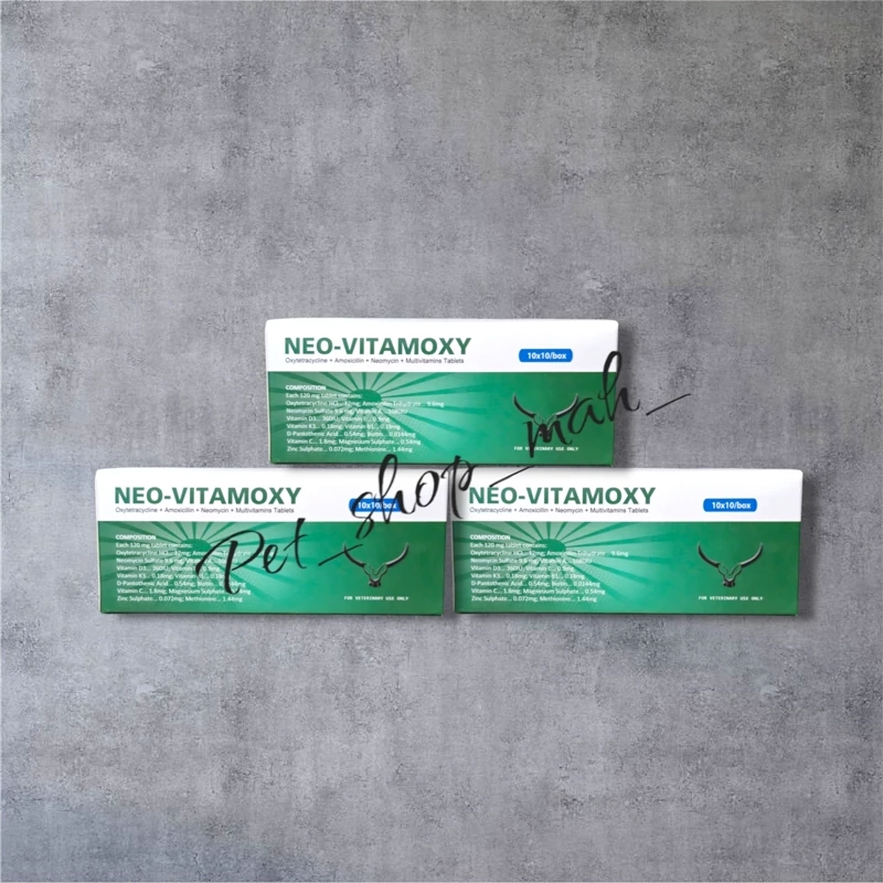 قرص نئو ویتاموکسی NEO-VITAMOXY برای درمان عفونت کبوتر وطیور