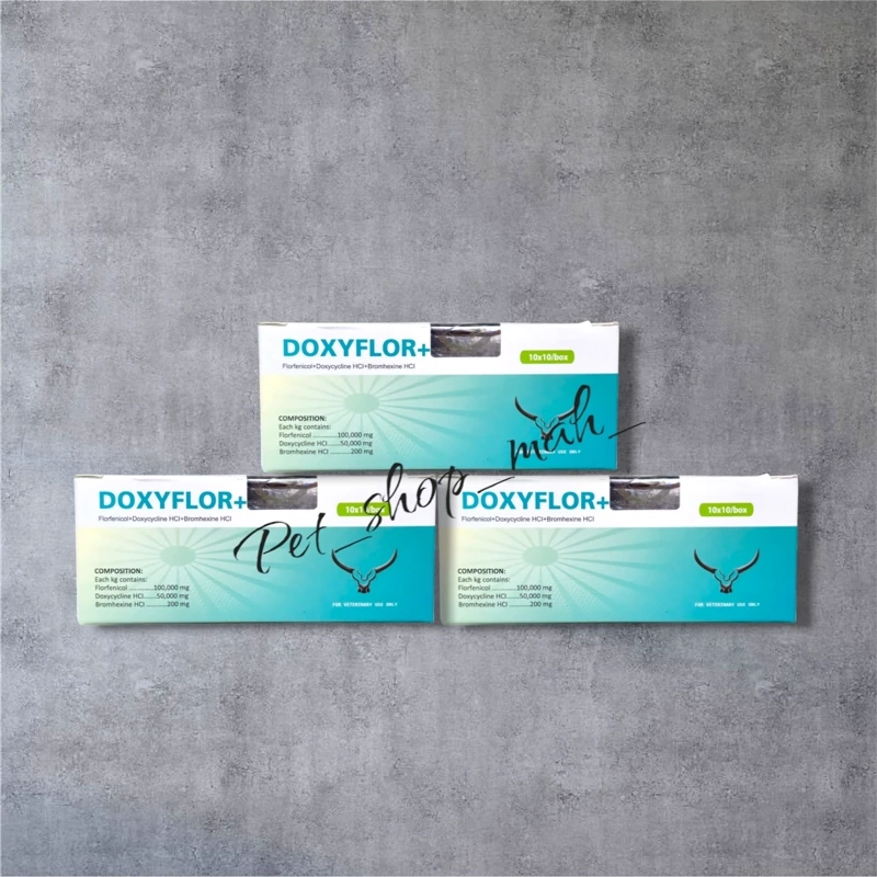 تصویر قرص DOXYFLOR+TABS – داروی درمان سالمونلا و بیماری‌های تنفسی کبوتر