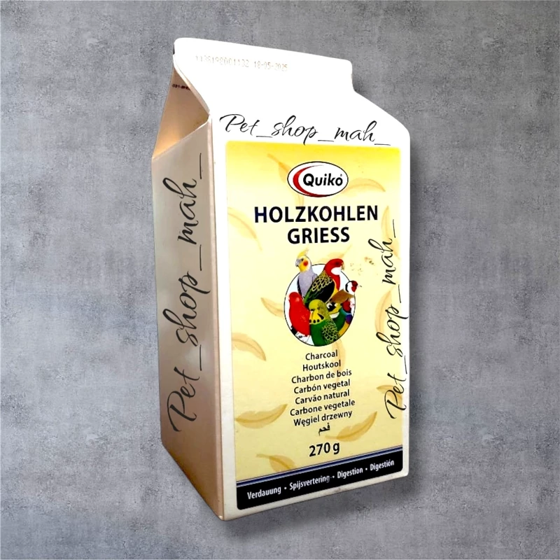 پودر ذغال طبیعی کویکو برای بهبود گوارش و جذب بهتر مواد غذایی در پرندگان زینتی