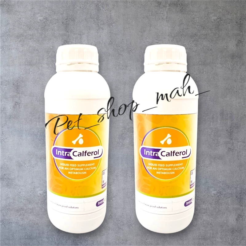 بطری کلسیم کالفرول هلند Intra Calferol مکمل کلسیم مایع پرندگان و طیور