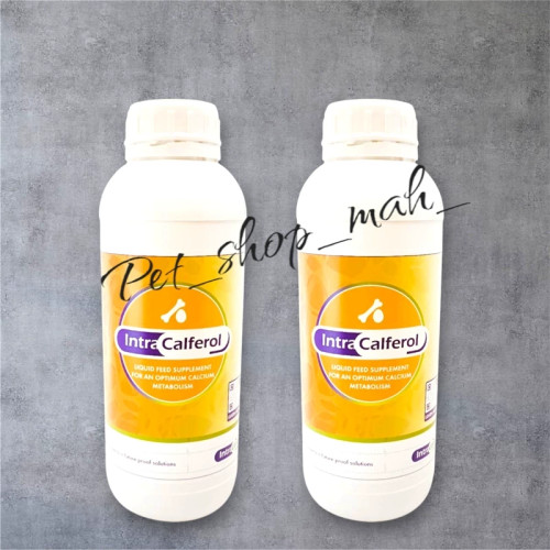 بطری کلسیم کالفرول هلند Intra Calferol مکمل کلسیم مایع پرندگان و طیور