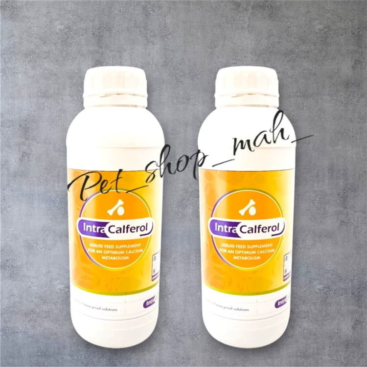 بطری کلسیم کالفرول هلند Intra Calferol مکمل کلسیم مایع پرندگان و طیور