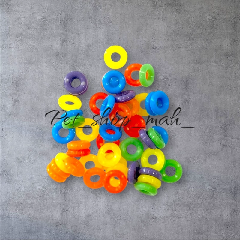 پلاک کشی رنگی مخصوص قناری، ساخته شده از جنس نرم و منعطف برای شناسایی پرندگان زینتی