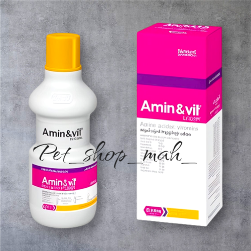 مکمل مایع Amin&Vit حاوی ویتامینها و اسیدهای آمینه برای پرندگان و حیوانات خانگی