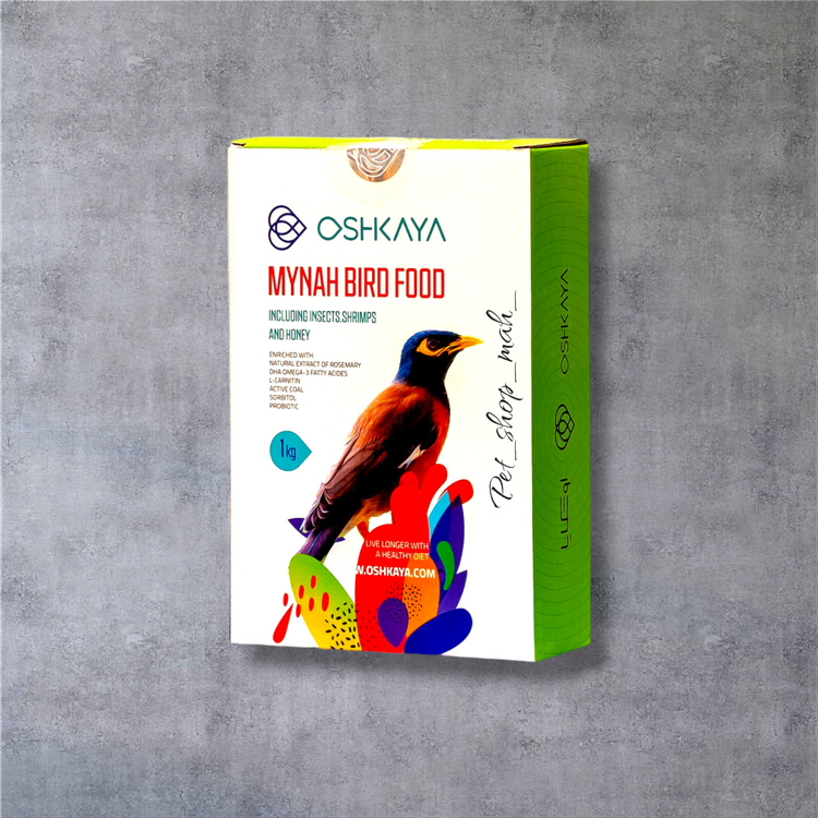 غذای مینا اوشکایا ۱ کیلویی مخصوص پرندگان حشرهخوار با ترکیبات طبیعی
