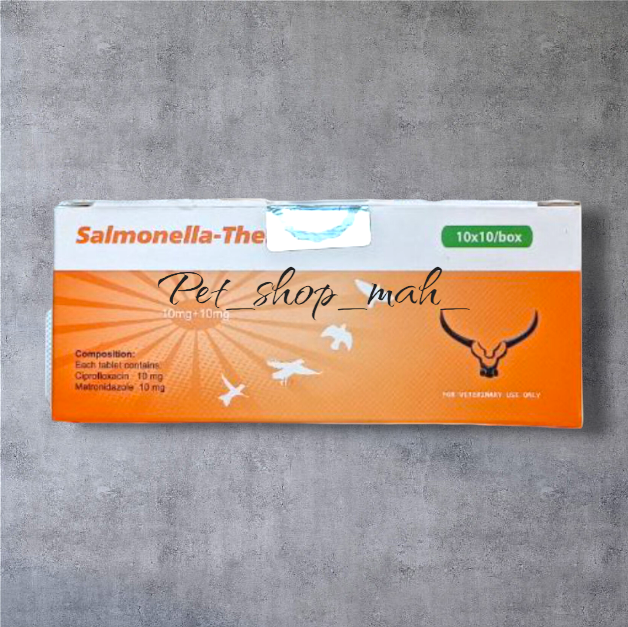 قرص Salmonella-Therapy برای درمان عفونت باکتریایی و انگلی پرندگان