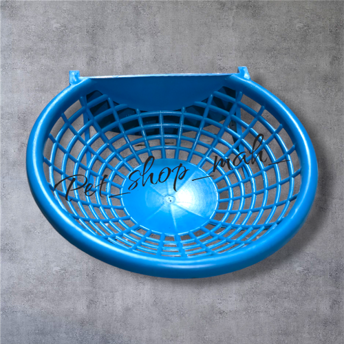 لانه سبدی پلاستیکی آبی مخصوص پرندگان زینتی و تخمگذار – قابل نصب بر روی قفس