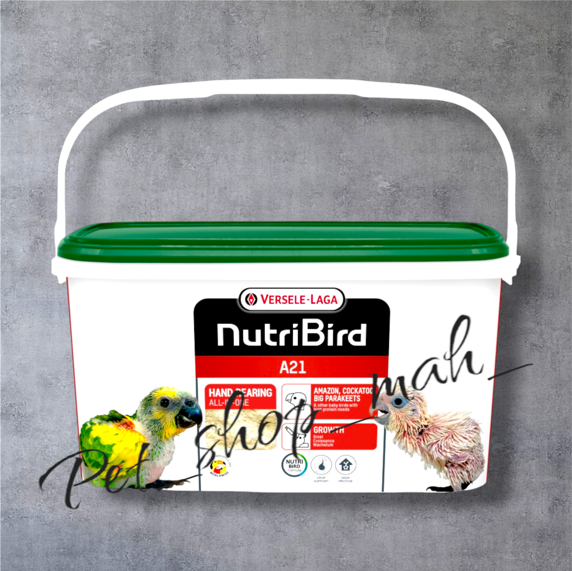 NutriBird A21 Versele-Laga – سرلاک کامل برای جوجه طوطی و پرندگان زینتی