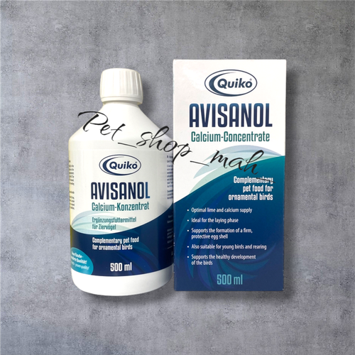 محلول مکمل کلسیم مایع پرندگان Quiko Avisanol مناسب تقویت استخوان و پوسته تخم