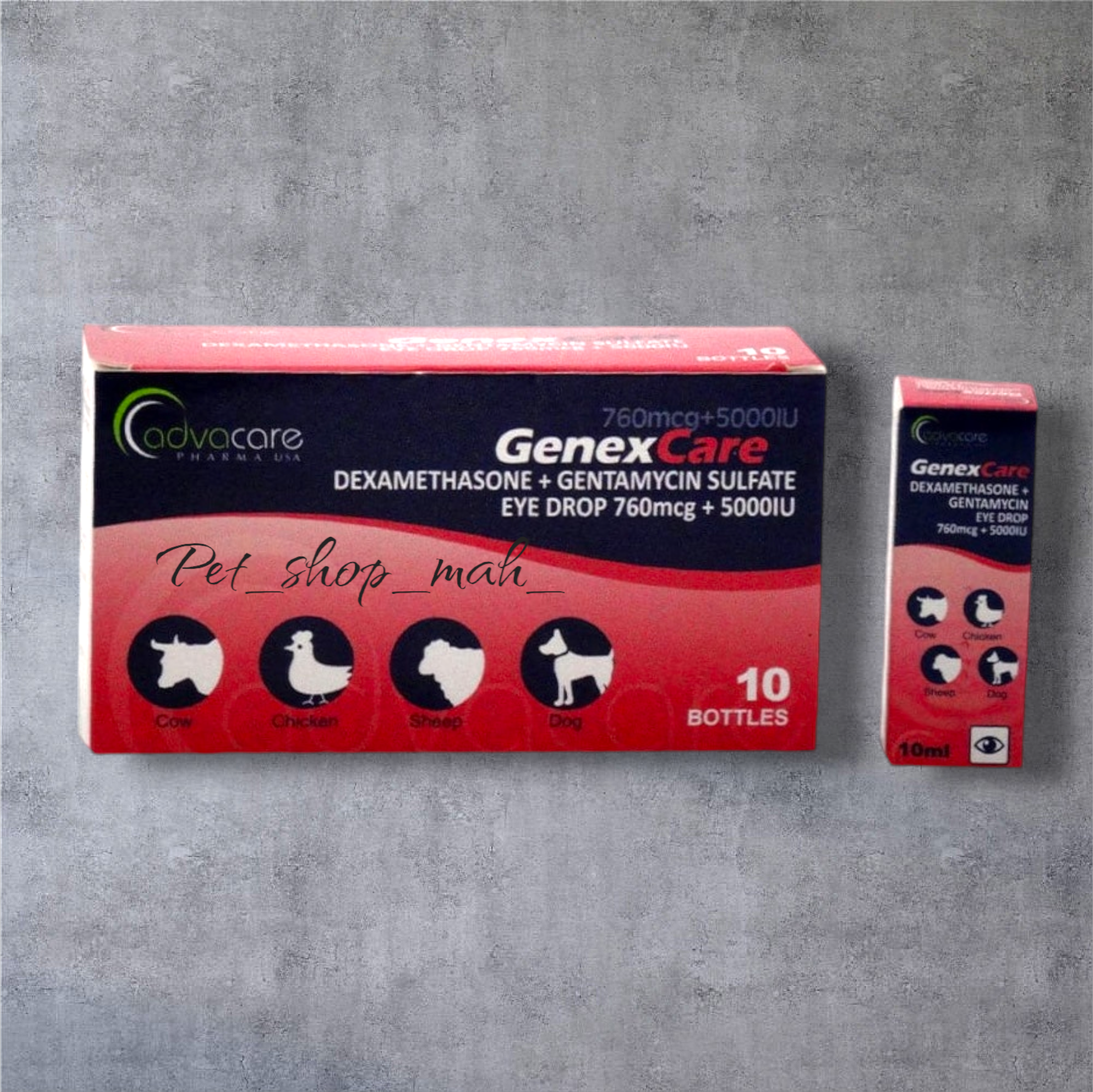 قطره چشم ادواکر آمریکا مخصوص درمان عفونت چشم حیوانات و پرندگان – پت شاپ ماه