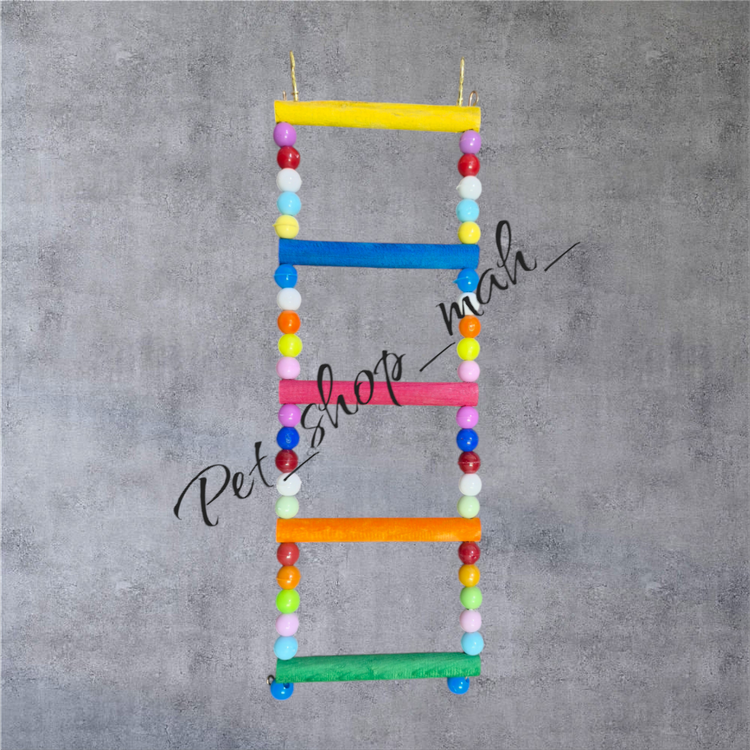 نردبان مهرهدار رنگی مخصوص قفس پرنده