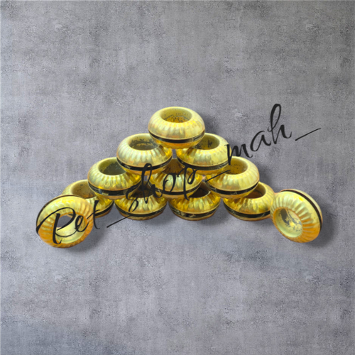 پلاک زنگولهای طلایی مخصوص کبوتران زینتی و مسابقهای