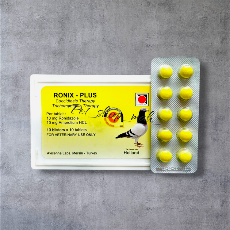 قرص رونیکس پلاس EXTRA برای درمان بیماریهای انگلی کبوتر
