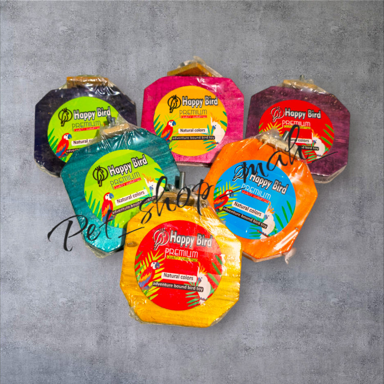 چوب نشیمنگاه کالباسی رنگی پرندگان مناسب