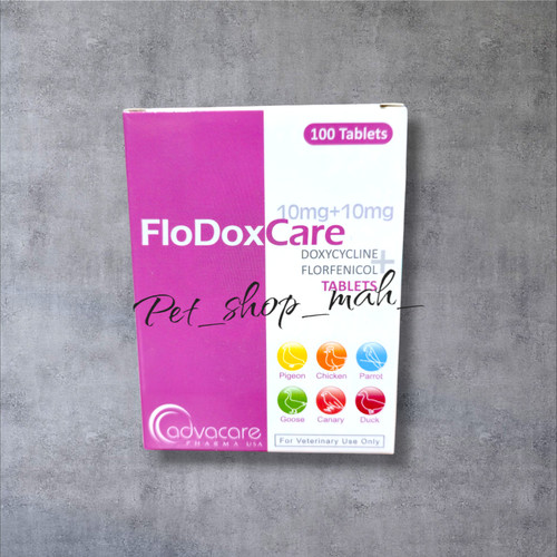 قرص FloDoxCare حاوی داکسیسایکلین و فلورفنیکل مخصوص پرندگان و طیور