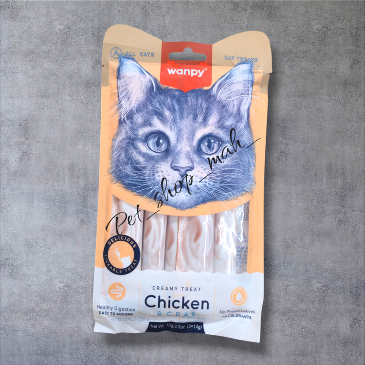 بستنی گربه ونپی با طعم مرغ و خرچنگ